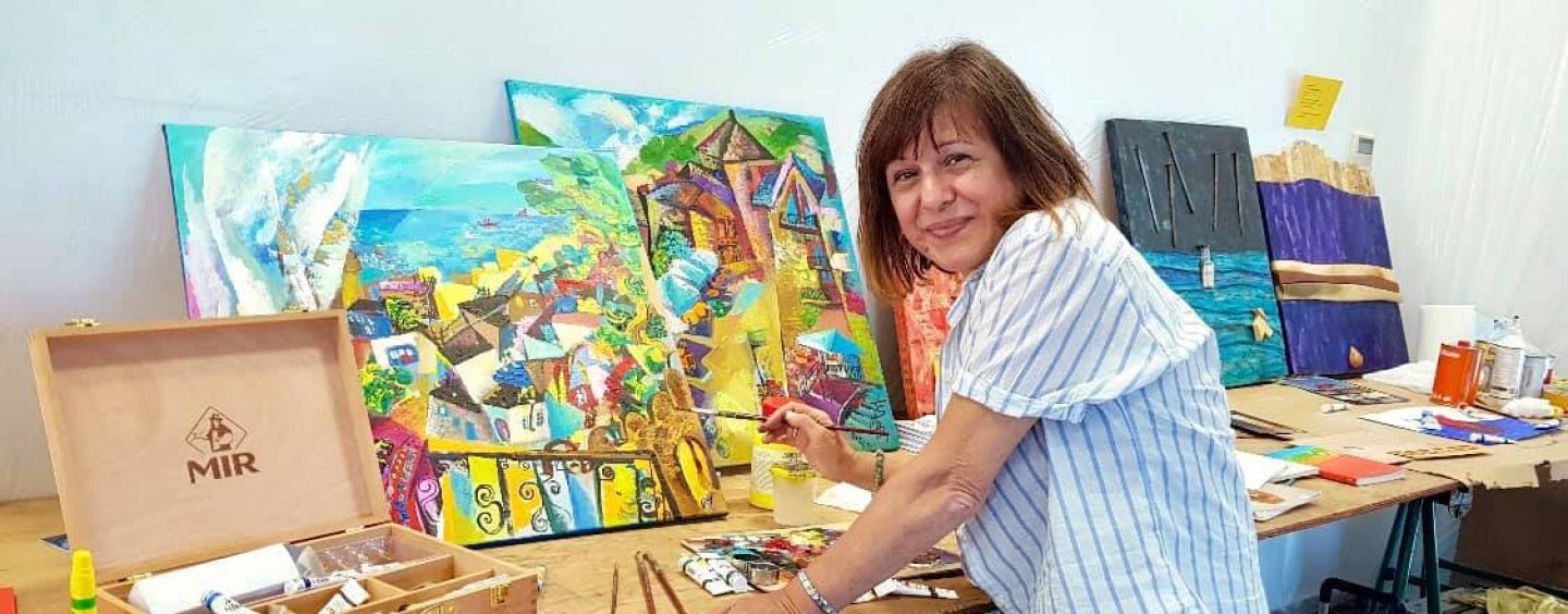 The interview of French-based Azerbaijani artist Ms. Asmar Narimanbekova with Azerbaijan Today magazine