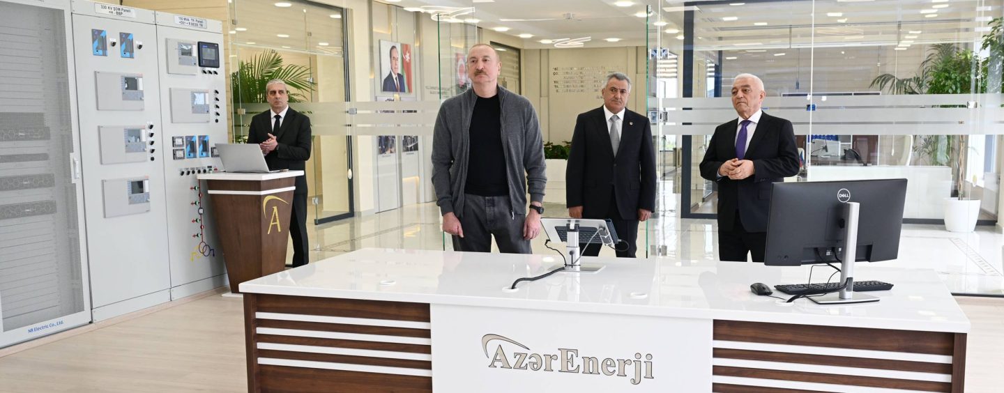 Ilham Aliyev Attended Opening of “Absheron” Battery Energy Storage Center