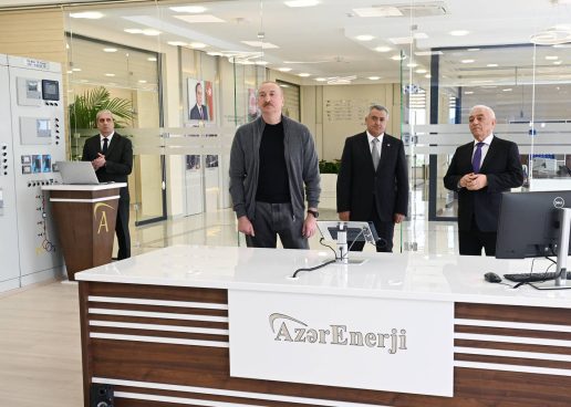 Ilham Aliyev Attended Opening of “Absheron” Battery Energy Storage Center