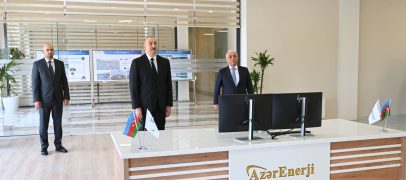 Ilham Aliyev Attended the Inauguration of the 330 kV “Shafag” Substation, Owned By “AzerEnerji” OJSC, In the Village of Soltanli, Jabrayil District