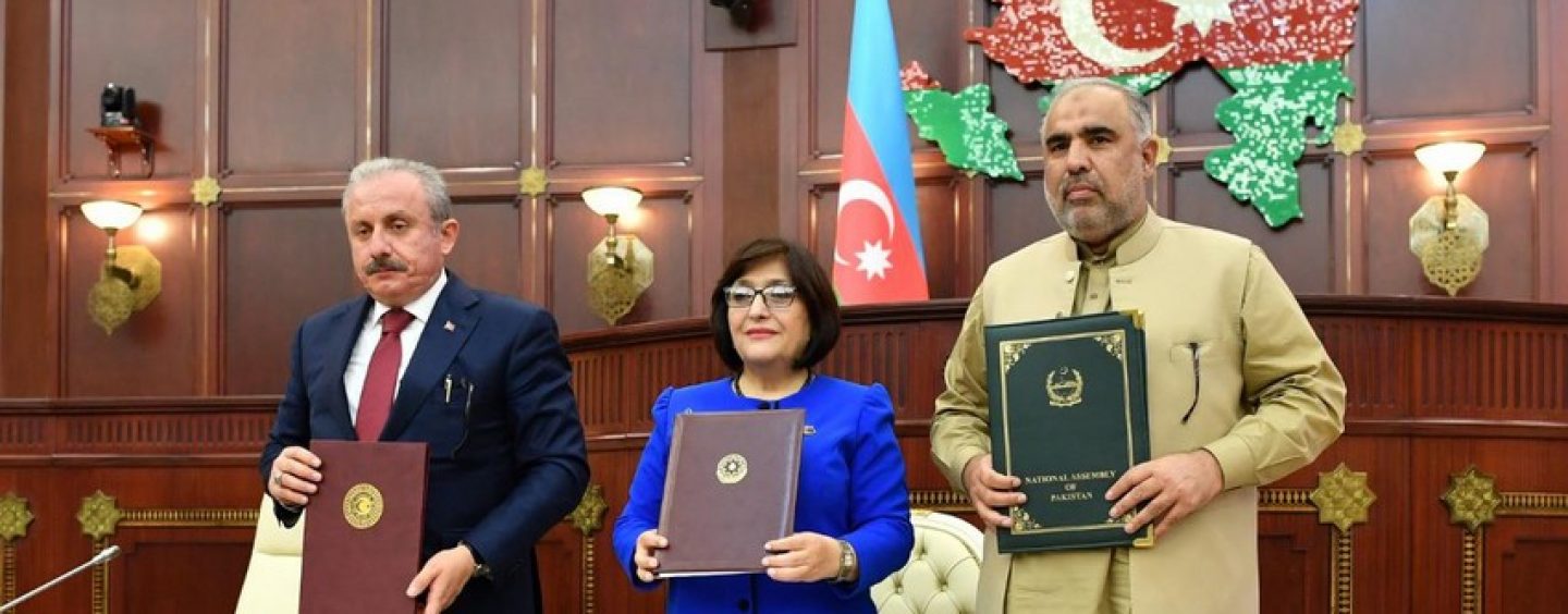 Parliament Speakers of Azerbaijan, Turkey and Pakistan Signed Baku Declaration