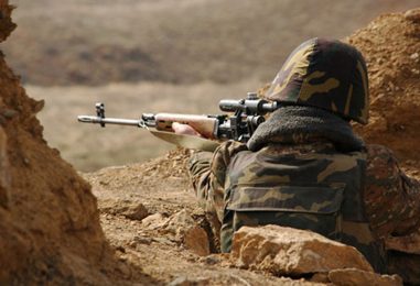 Azerbaijani Army Undergoes Shelling from Armenian Troops