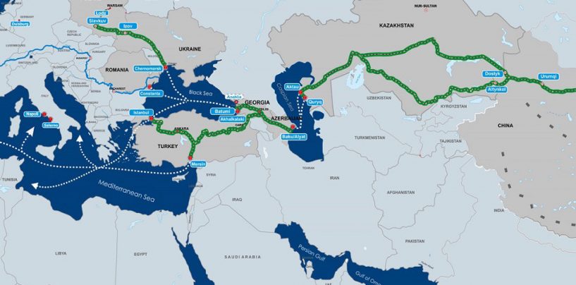Three “Giants” Geoeconomic Wargame Over “Middle Transit Corridor”