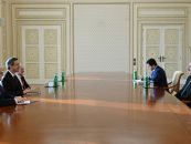 President Ilham Aliyev Receives President and President-Elect of American Israel Public Affairs Committee