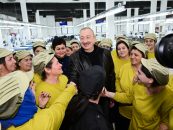 Ilham Aliyev Visited Khankendi Garment Factory