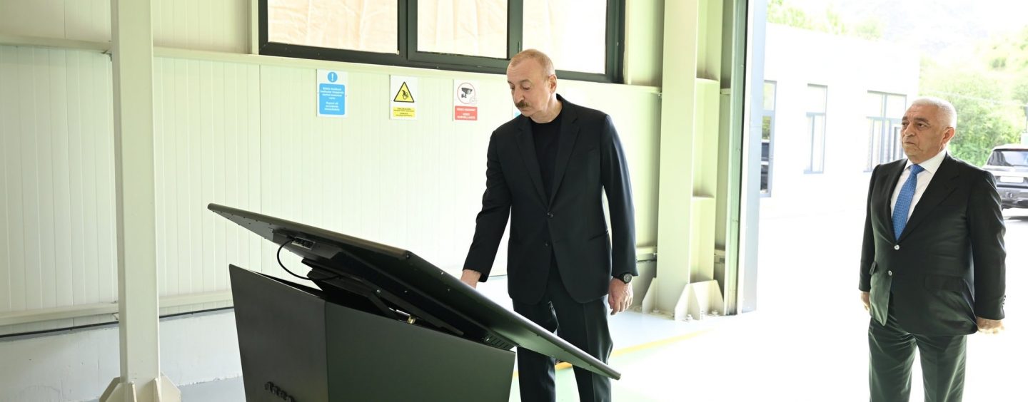 Ilham Aliyev Inaugurated Ashagi Malibeyli and Mirik Hydroelectric Plants in Lachin