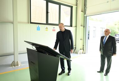 Ilham Aliyev Inaugurated Ashagi Malibeyli and Mirik Hydroelectric Plants in Lachin